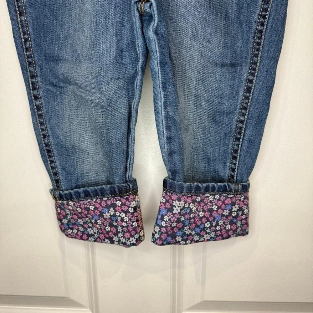 Oshkosh Girls Overalls With‎ Floral Bottoms Size 3T
